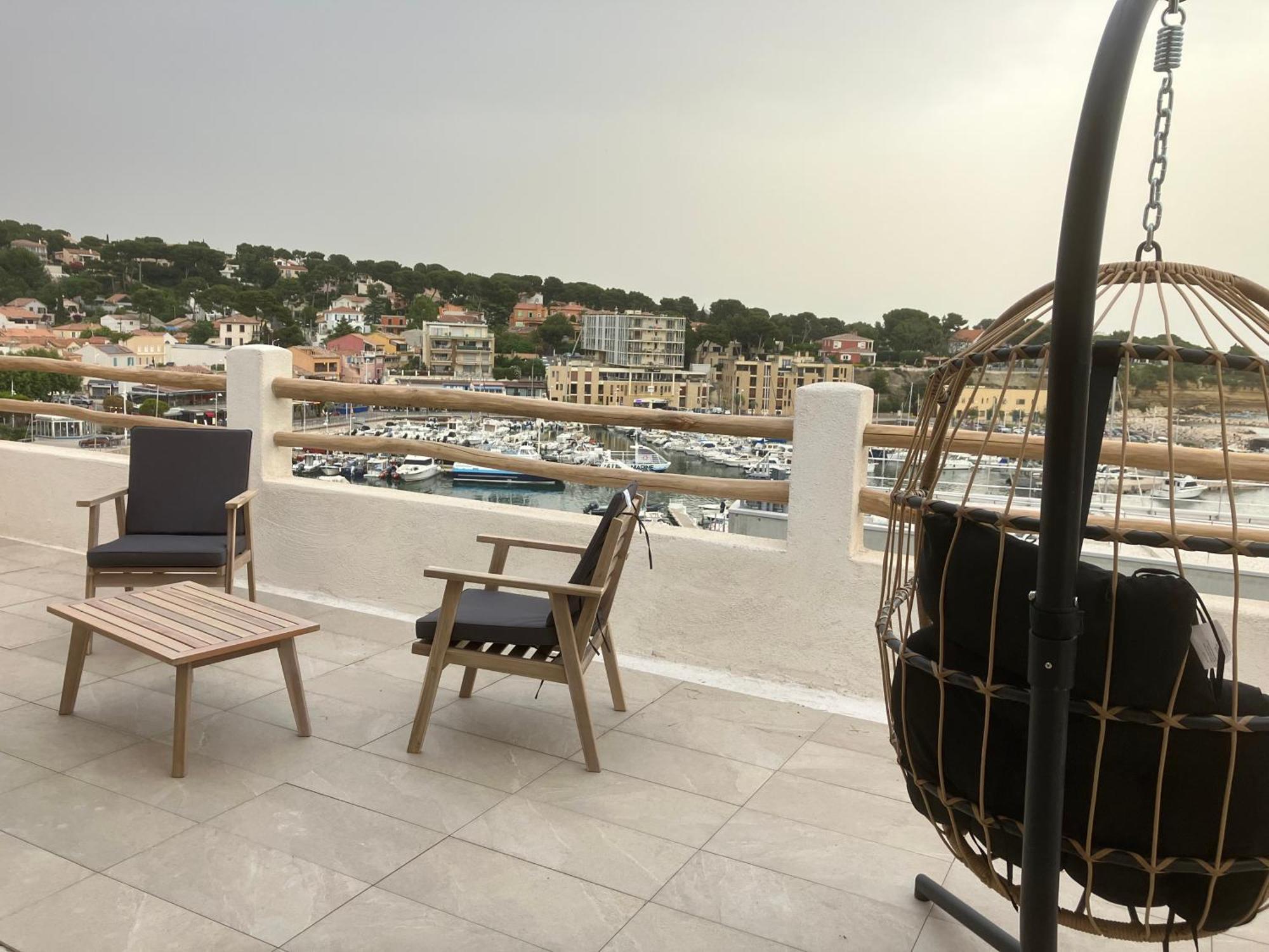 Apartament T2 Vue Sur Le Port Jacuzzi Terrasse Et Parking Carry-le-Rouet Zewnętrze zdjęcie